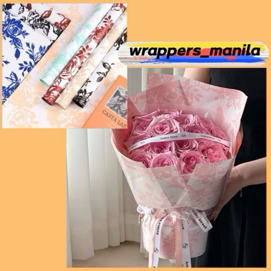 20pcs Rose Story Wrapper Bouquet Wrapping Material (Waterproof)