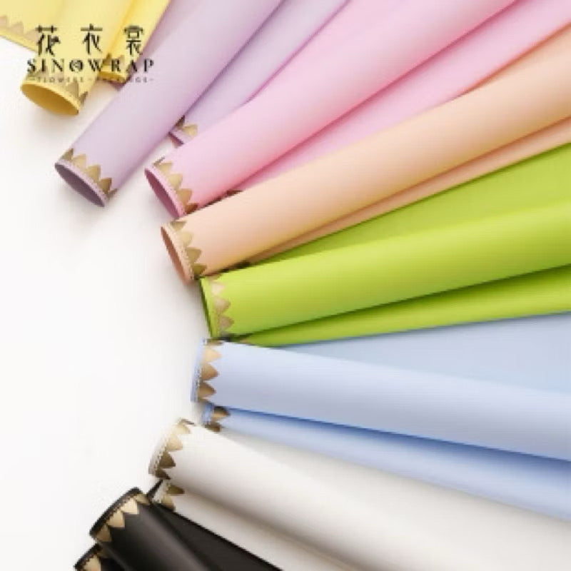 20pcs Fancy Border Bouquet Wrapping Material (Waterproof)