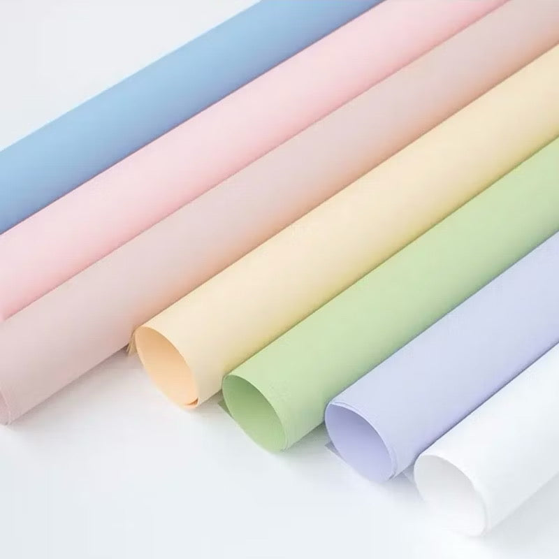 20pcs SUPERThick Single Tone Wrappers Bouquet Wrapping Materials (Waterproof)