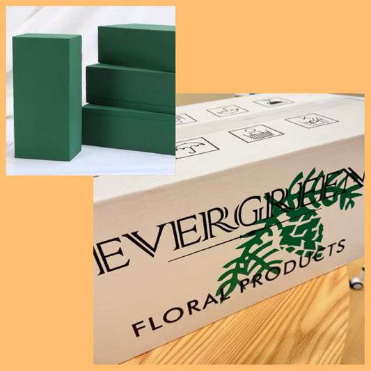 EVERGREEN Floral Foam for Fresh/Artificial Flower Arrangements, Plants, Arts&Crafts